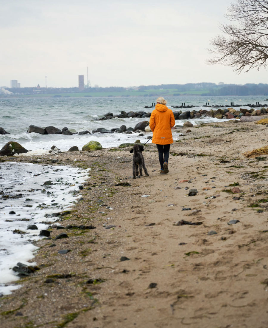 Owney Dames Winterparka Albany Marine-Grey S
