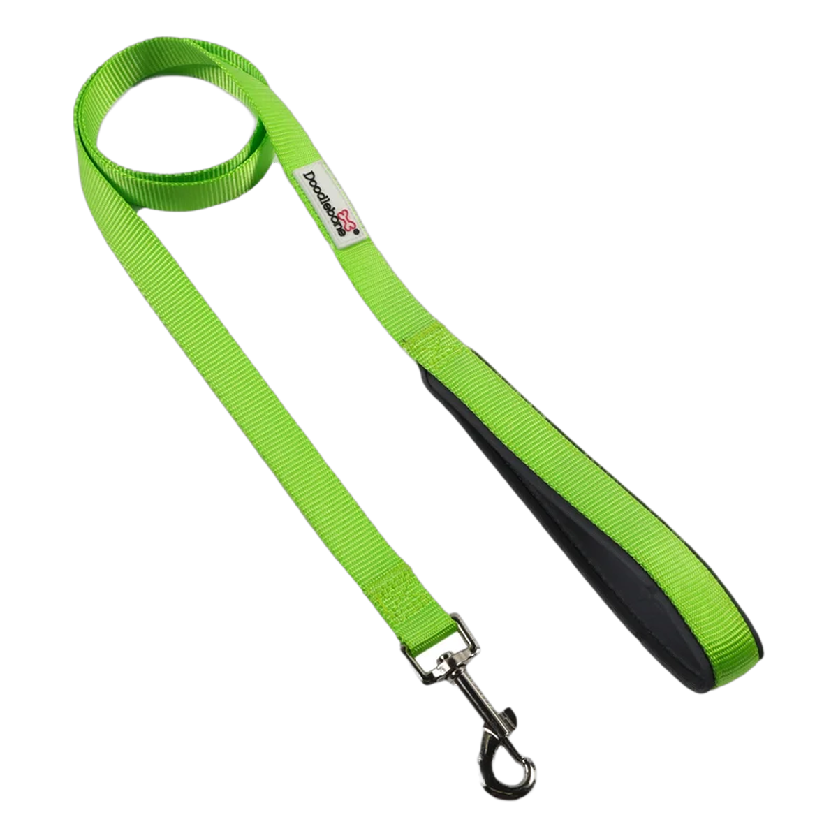 Doodlebone Bold Gevoerde Hondenriem Groen S