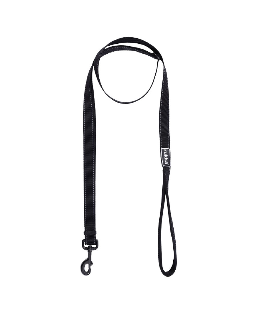 Rukka Pets Bliss Hondenriem Zwart Rukka Pets Bliss Hondenriem Zwart