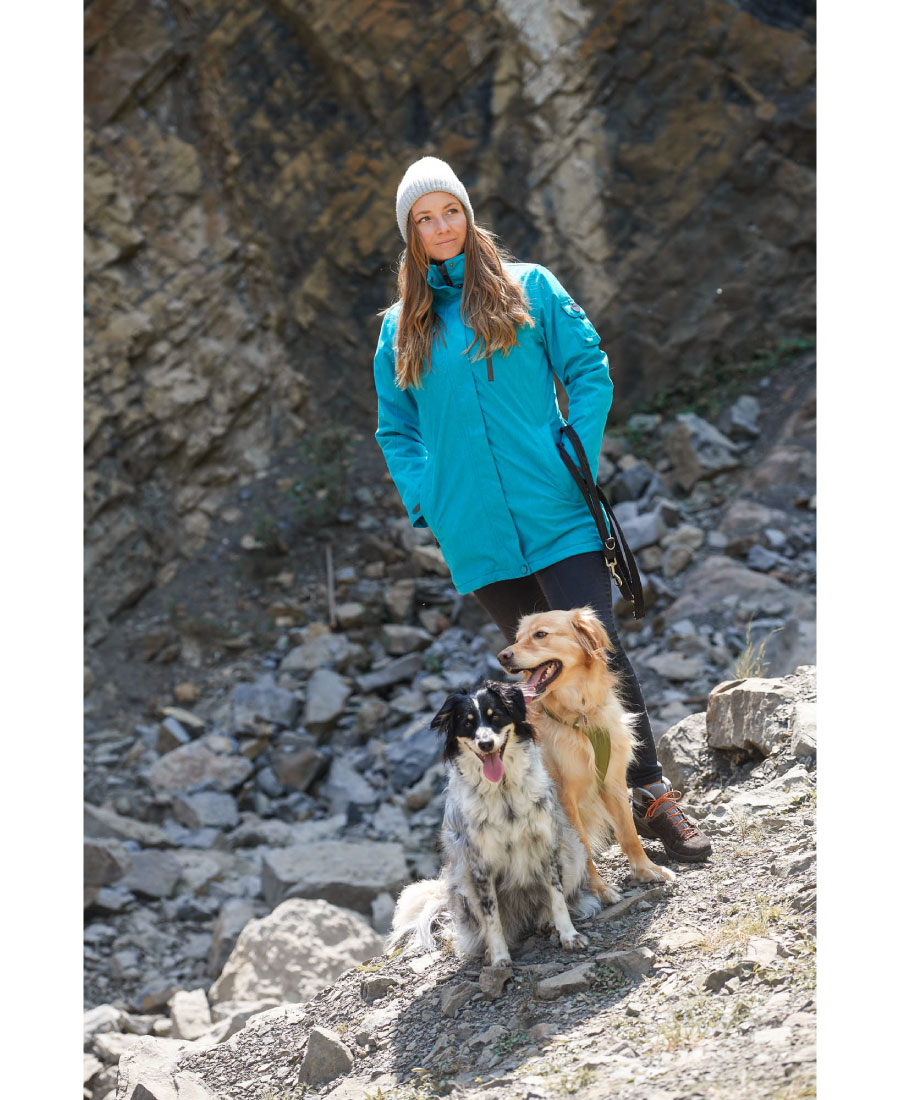 Owney Dames Winterparka Arctic Aruba Blue