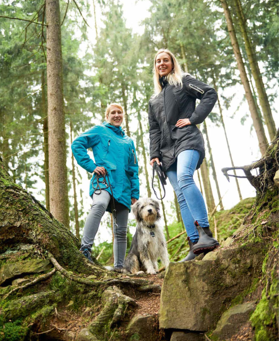 Owney Dames Winterparka Albany Marine-Grey S