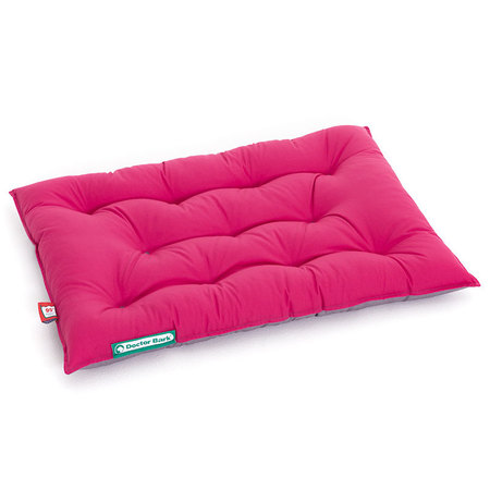 Doctor Bark orthopedisch country kussen Hot Pink-Lichtgrijs