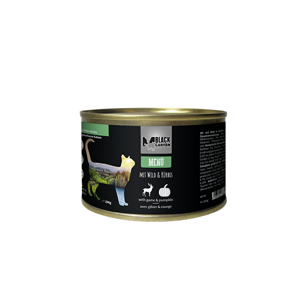 Black Canyon Cat Menu met Wild Black Canyon Cat Menu met Wild