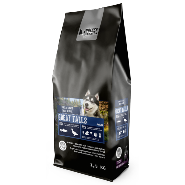 Black Canyon Great Falls Forel & Eend Black Canyon Great Falls Forel & Eend