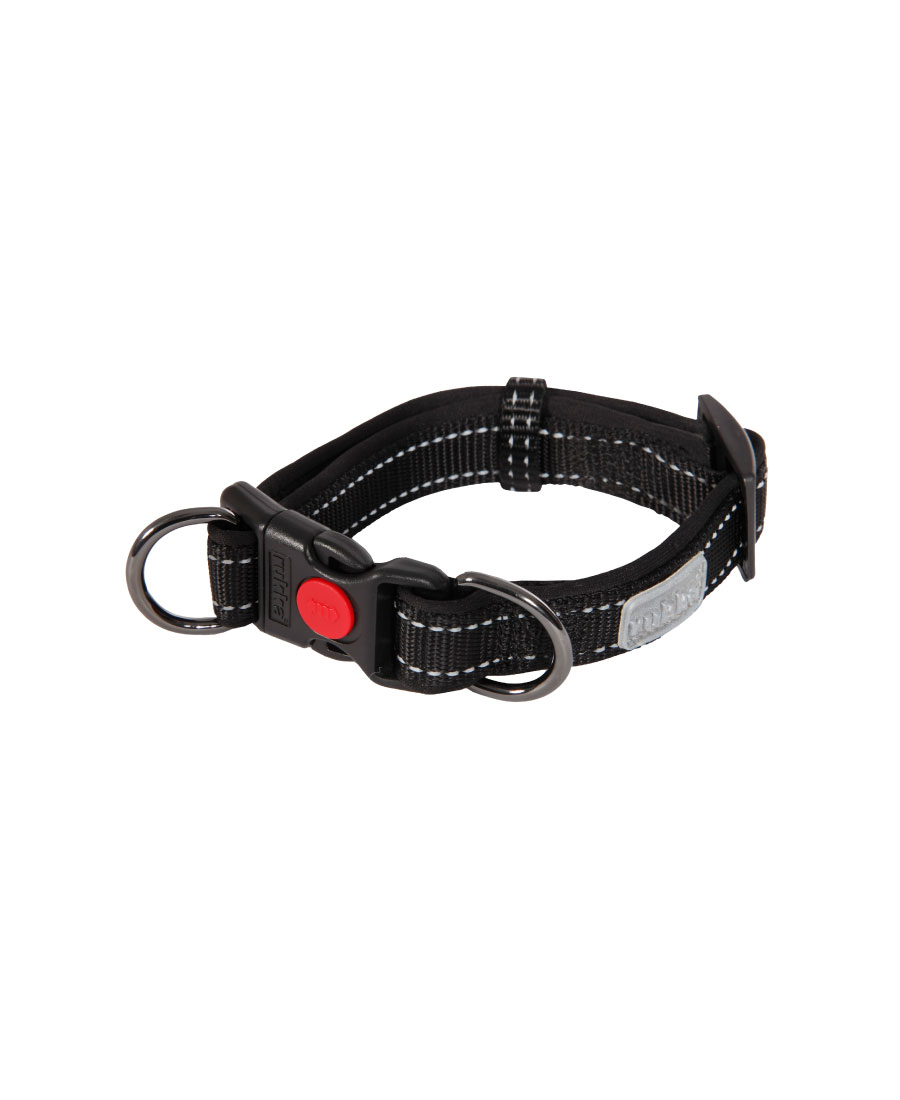 Rukka Pets Solid Halsband Zwart