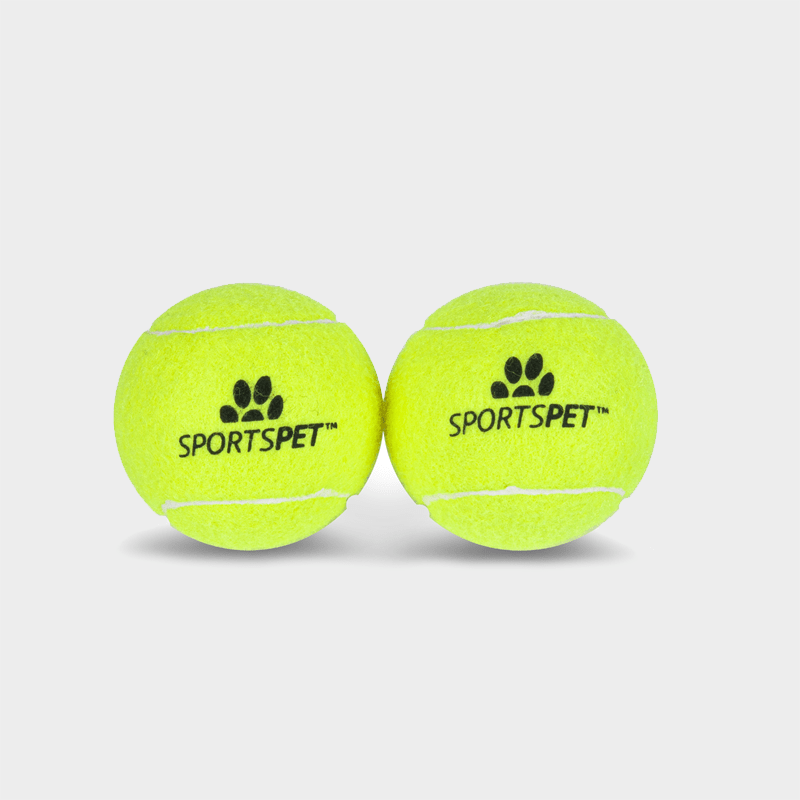 SPORTSPET Tennisbal 80mm 2-Pack