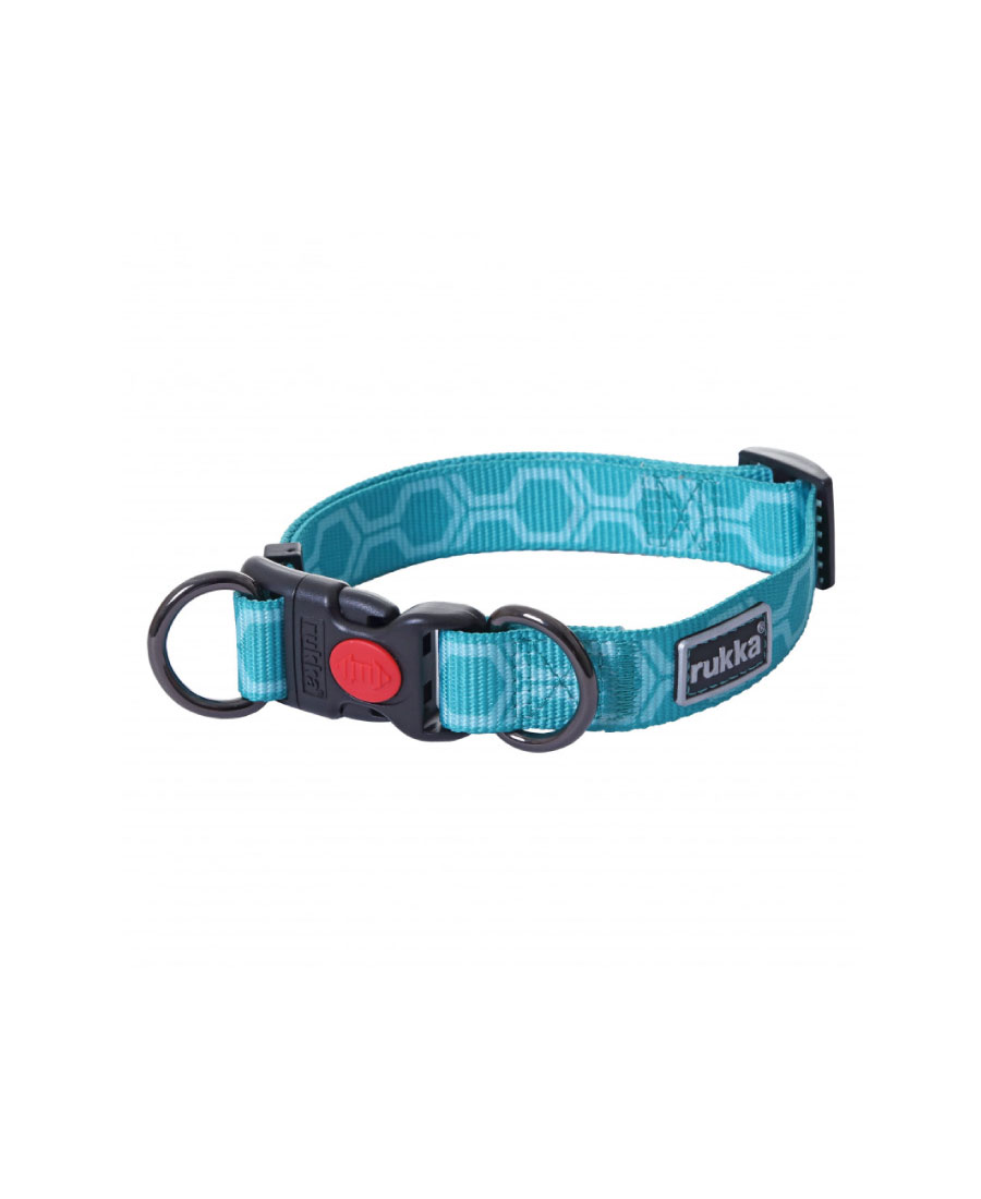 Rukka Pets Twist halsband Turquoise