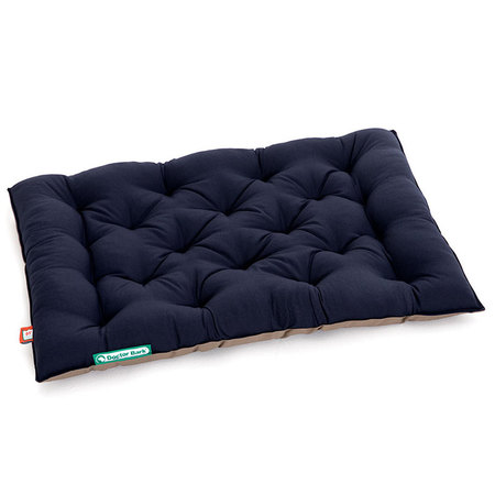 Doctor Bark orthopedisch country kussen, Goud Bruin-Koningsblauw