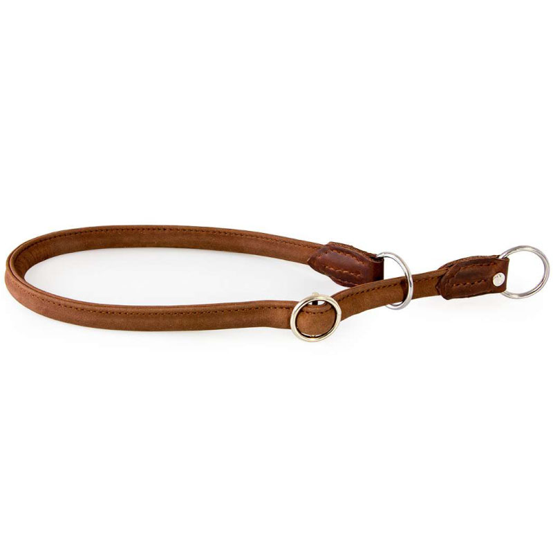 Das Lederband Sliphalsband Dublin Mocca