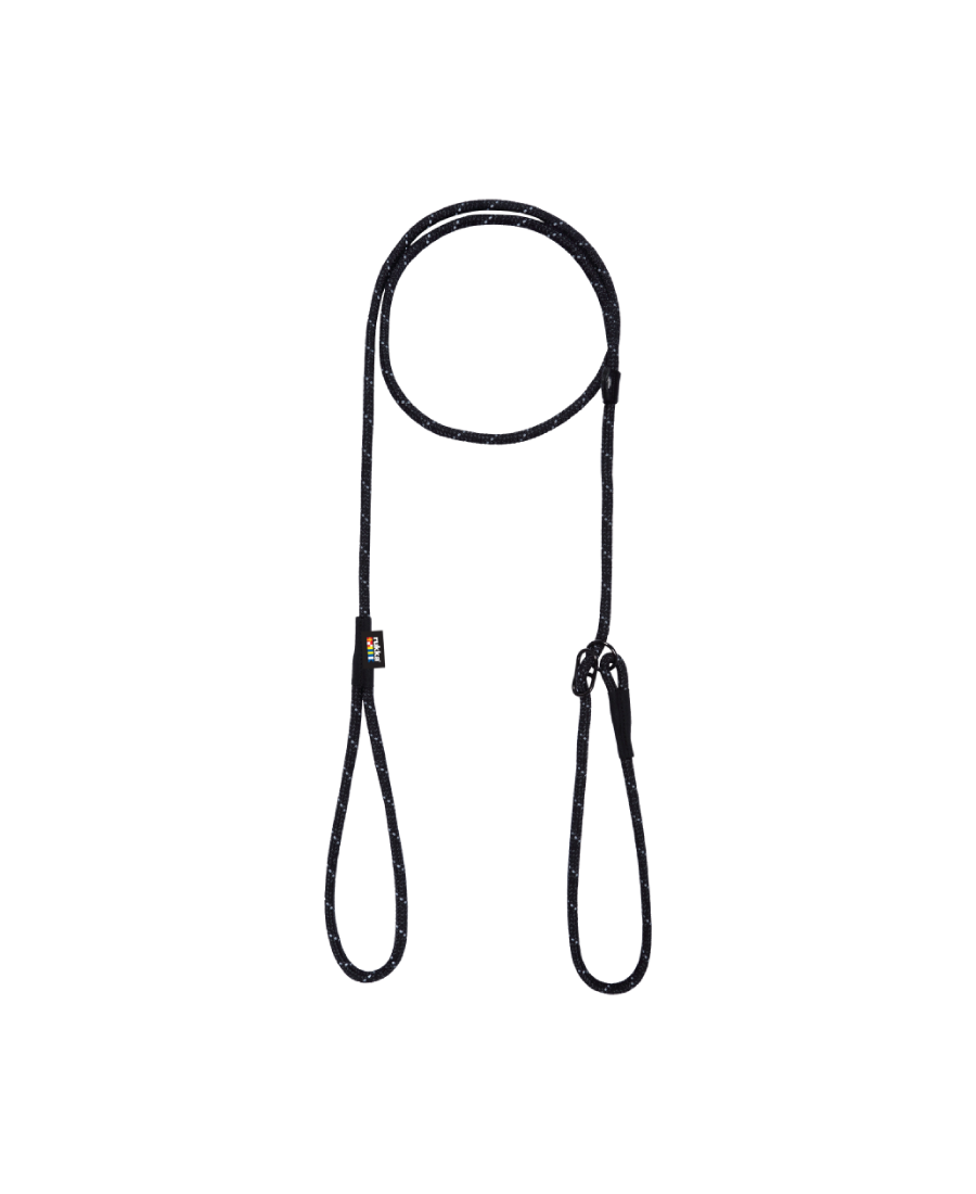 Rukka Pets Rope Retrieverlijn Zwart