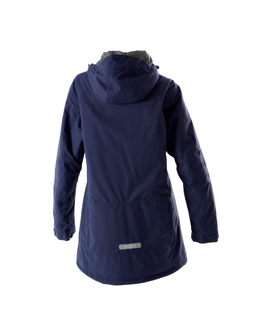 Owney Dames Winterparka Albany Marine-Grey S