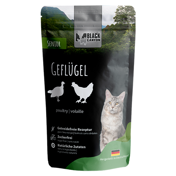 Black Canyon Cat Pouch Gevogelte Senior Black Canyon Cat Pouch Gevogelte Senior