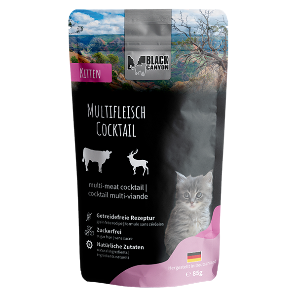 Black Canyon Cat Pouch Spiervlees Cocktail Kitten Black Canyon Cat Pouch Spiervlees Cocktail Kitten