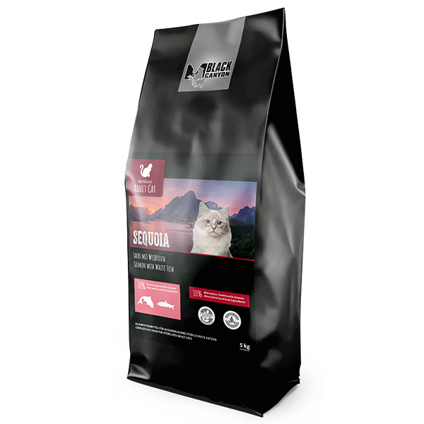Black Canyon Cat Sterilized Sequoia Zalm & Witvis  Black Canyon Cat Sterilized Sequoia Zalm & Witvis