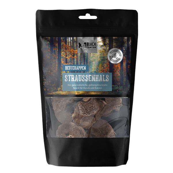 Black Canyon "Beutehappen" Struisvogelhals 75g Black Canyon "Beutehappen" Struisvogelhals 75g