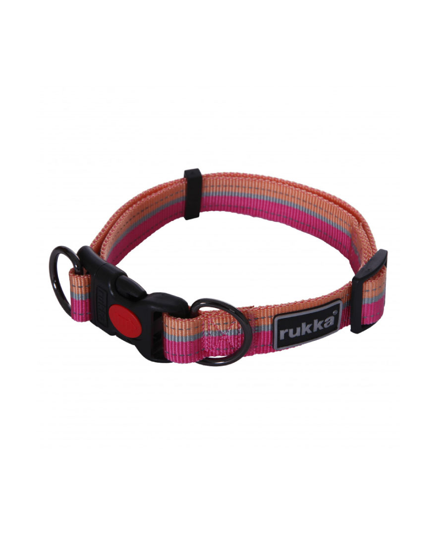 Rukka Pets Bliss Stripe Hondenhalsband Turquoise