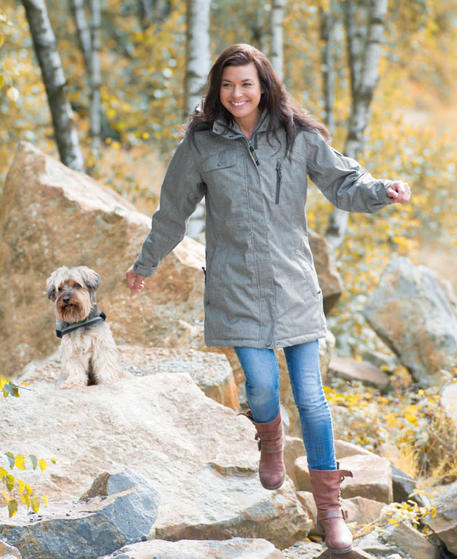 Owney Dames Winterparka Arctic Aruba Blue