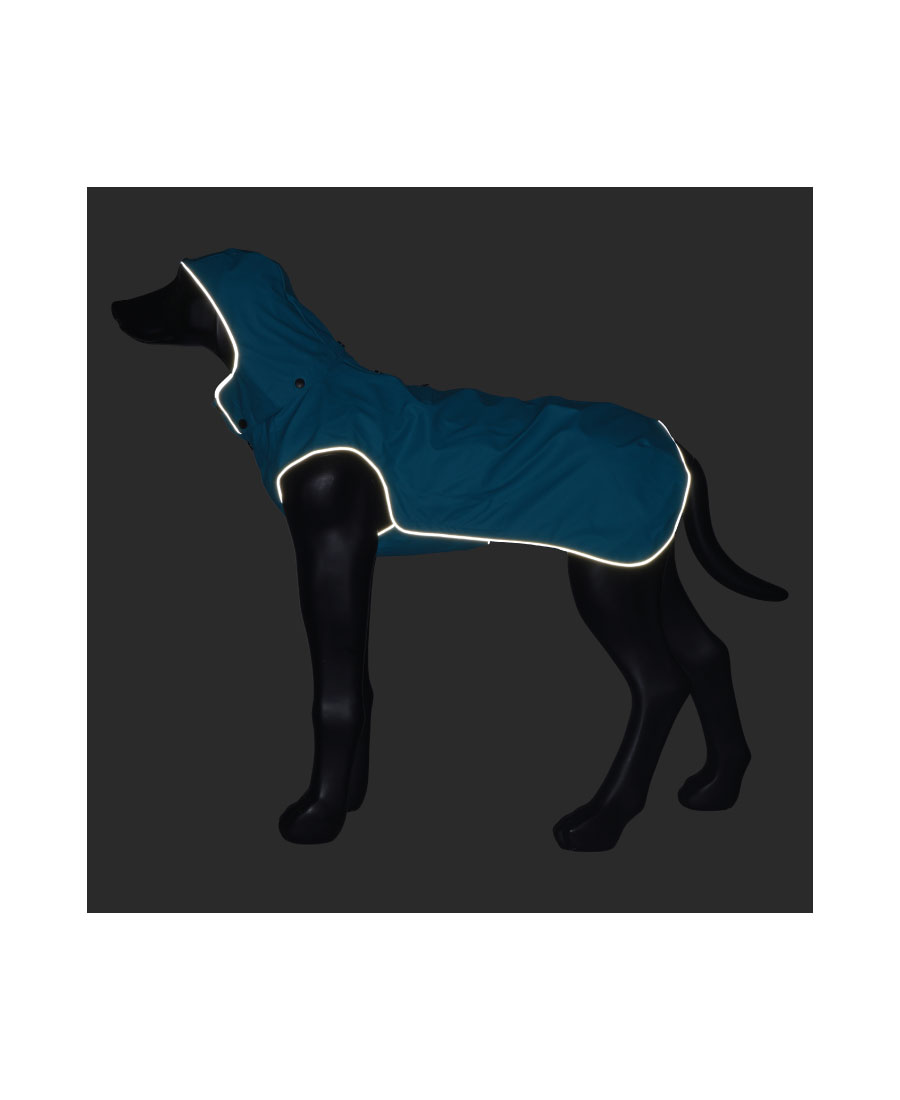 Rukka Pets Stream Hondenregenjas Turquoise